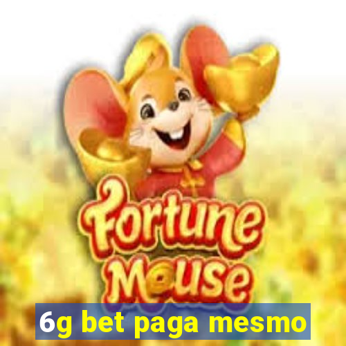 6g bet paga mesmo